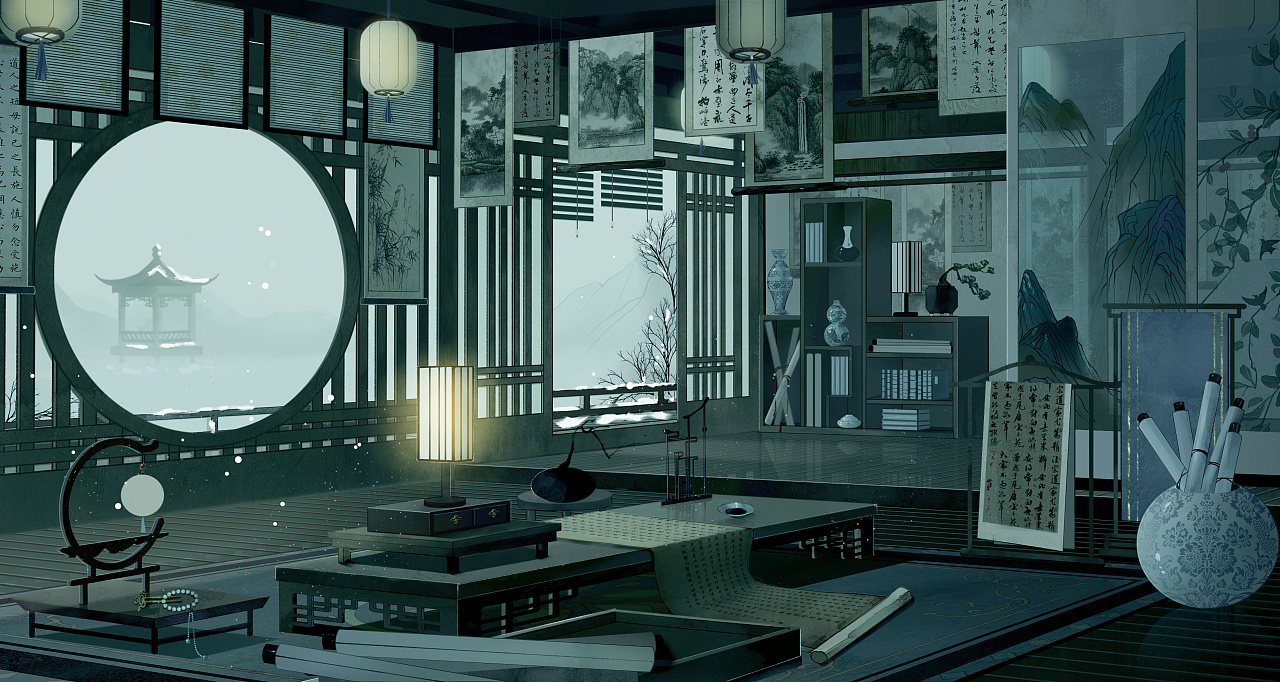 国风室内场景